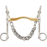 Produktbild von BR Equitation Weymouth Curb Bit Soft Contact Gebiss für Pferde aus Edelstahl mit 140 mm Schenkeln und 12 mm Stärke