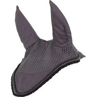 Produktbild von BR Equitation Xcellence Fliegenhaube aus Baumwolle in Grau Silber Full