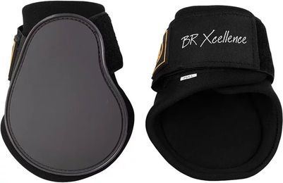 Produktbild von BR Equitation Xcellence Streichkappen aus Kunstleder Schwarz für Pferde