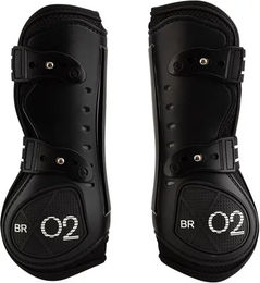 BR Equitation XO2 Gamaschen Sehnenschoner für Pferde Schwarz aus Kunststoff – Bild 1 von 4