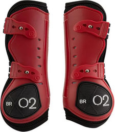 BR Equitation XO2 Sehnenschoner Gamaschen für Vollblut Pferde Rot – Bild 1 von 2