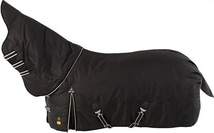 Produktbild von BR Equitation Z3 Outdoor-Pferdedecke aus Polyester in Schwarz mit 100-300g Füllung