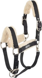 Produktbild von BR Equitation Zamora Pferdehalfter aus Polypropylen Schwarz für Vollblut