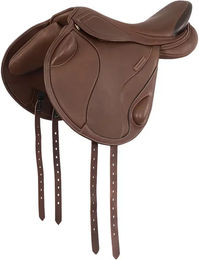 Produktbild von BR Equitation Zarlino Pferdesattel aus Leder in Braun 17,5’’