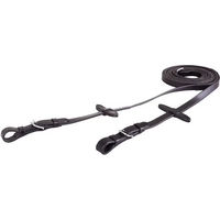 Produktbild von BR Equitation Zügel aus Leder in Schwarz Full