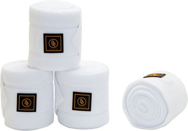BR Event Fleece Polobandagen für Pferde Weiß – Bild 1 von 3