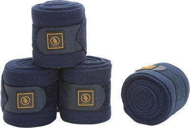 BR Event Fleece Polobandagen Gamaschen Blau 4er Set für Pferde – Bild 1 von 7