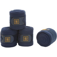Produktbild von BR Event Fleece Polobandagen Gamaschen Blau 4er Set für Pferde