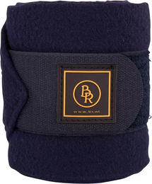 BR Fleece Gamaschen für Pferde Blau Einheitsgröße – Bild 1 von 4