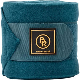 BR Fleece-Gamaschen für Pferde Grün-Blau – Bild 1 von 3