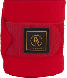 BR Fleece-Gamaschen für Pferde in Rot Einheitsgröße – Bild 1 von 4