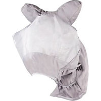 Produktbild von BR Fliegenhaube für Pferde aus Polyester Grau für Vollblut