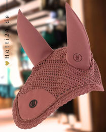 Produktbild von BR Fliegenhaube Isolde Soundless Roan Rouge aus Neopren in Rot/Rosa