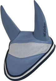 BR Fliegenhaube Xcellence Fliegenschutz für Warmblut in Blau – Bild 1 von 2