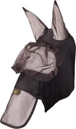BR Fliegenmaske mit Ohrenschutz aus Polyester in Schwarz Größe L – Bild 1 von 2