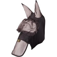 Produktbild von BR Fliegenmaske mit Ohrenschutz aus Polyester in Schwarz Größe L
