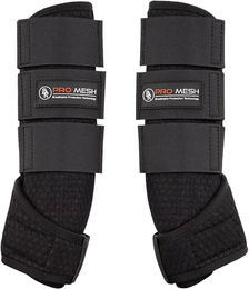BR Gamaschen ProMesh Flex für Pferde aus Polyester Schwarz L – Bild 1 von 7