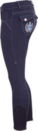 Produktbild von BR Ganzbesatzreithose Kinder Sanchez Polo Blau Größe 152