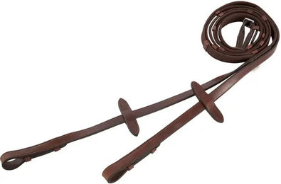 BR Gurtzügel für Warmblut mit Zaumhaken aus Stoff in Oak und Silber – Bild 1 von 2