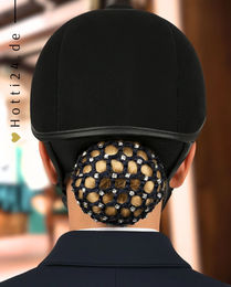 Produktbild von BR Haarnetz Diamond Navy Blau