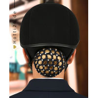 Produktbild von BR Haarnetz Diamond Navy Blau