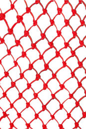 BR Heunetz aus Kunststoff in Rot mit 3 x 3 cm Maschenweite – Bild 1 von 1