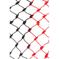 Produktbild von BR Heunetz aus Kunststoff Schwarz/Rot 4 x 4 cm