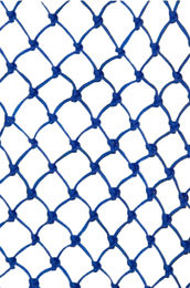 Produktbild von BR Heunetz Blau aus Kunststoff mit 3 x 3 cm Maschenweite