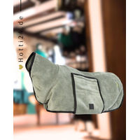 Produktbild von BR Hundebademantel aus Fleece in Slate Grey