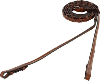BR Hunter Lederzügel für Warmblut in Braun – Bild 1 von 2