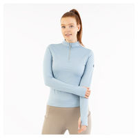 Produktbild von BR Jara Half-Zip Reitshirt für den Herbst in Blau