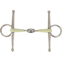 Produktbild von BR Knebeltrense Apple Mouth doppelt gebrochen aus Edelstahl 14mm für Pferde