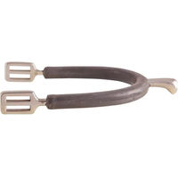 Produktbild von BR Knopfsporen für Damen mit Gummischutz 25mm Silber Schwarz