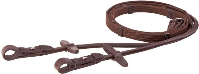 BR Leder Zügel rundgenäht Braun für Warmblut – Bild 1 von 1