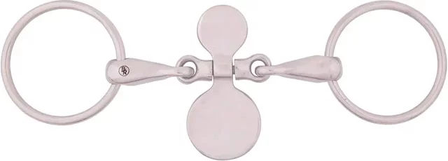 Produktbild von BR Löffeltrense doppelt gebrochen aus Edelstahl in Silber 18 mm