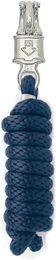 BR Longe Equitation Event Longierbedarf aus Nylon in Blau und Silber - 2,1 m – Bild 1 von 1