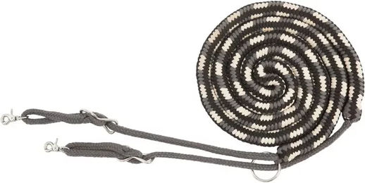 BR Lunging Aid Longierhilfe aus Baumwolle Grau Einheitsgröße – Bild 1 von 2