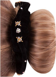 BR Marigold Haarband aus Stoff in Gold und Schwarz – Bild 1 von 1