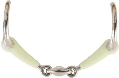 Produktbild von BR Olivenkopftrense Apple Mouth doppelt gebrochen 14mm aus Kunststoff in Silber