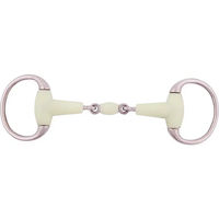 Produktbild von BR Olivenkopftrense Apple Mouth doppelt gebrochen aus Edelstahl in Weiß
