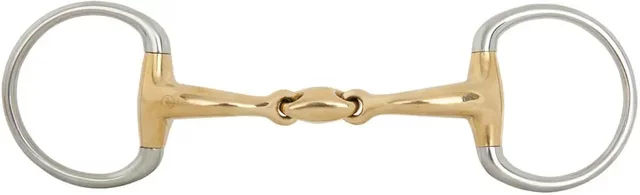 BR Olivenkopftrense doppelt gebrochen anatomisch aus Cuprigan 13,5 cm 16 mm – Bild 1 von 1