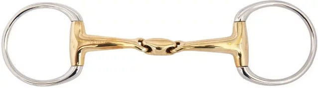 BR Olivenkopftrense doppelt gebrochen Cuprigan Soft Contact Silber – Bild 1 von 2