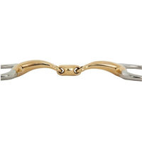 Produktbild von BR Olivenkopftrense Soft Contact doppelt gebrochen 14mm Gold