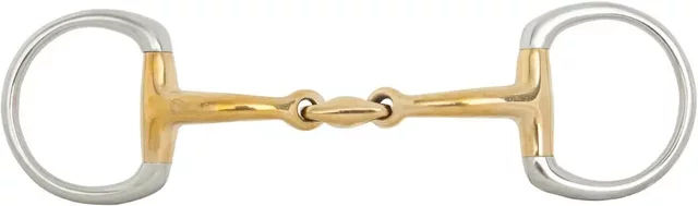 BR Olivenkopftrense Soft Contact doppelt gebrochen aus Metall – Bild 1 von 2