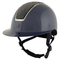 Produktbild von BR Omega Glamour Glossy Reithelm Blau Größe 52-54