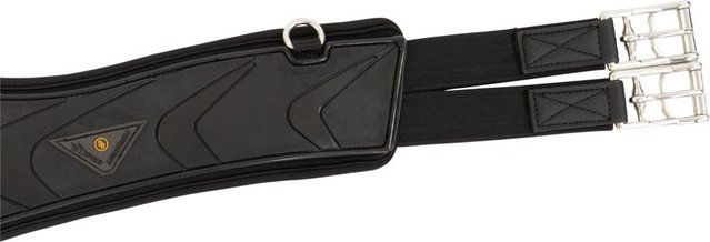 BR Poly Anatomic Vielseitigkeits Sattelgurt aus Polyester Schwarz 115cm – Bild 1 von 2
