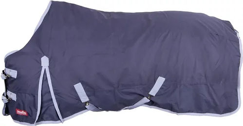 BR Premiere Regendecke für Pferde Dress Blue 135cm 185cm aus Polyester – Bild 1 von 2