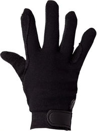 BR Premiere Reithandschuhe aus Baumwolle Schwarz Größe M – Bild 1 von 5