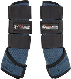 BR Pro Mesh Flex Gamaschen für Pferde aus Polyester in Blau Größe M – Bild 1 von 7