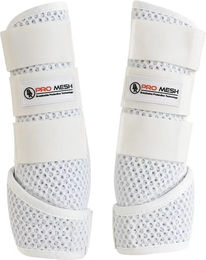 BR Pro Mesh Flex Gamaschen für Pferde aus Polyester in Weiß Größe M – Bild 1 von 2